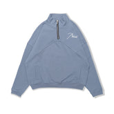 RHUDE embroidered slogan logo sweatshirts