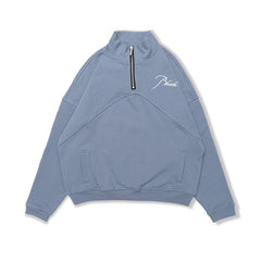 RHUDE embroidered slogan logo sweatshirts