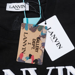LANVIN Letter Embroidery T-Shirt