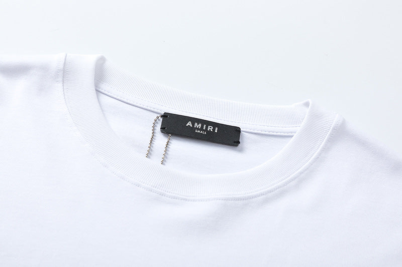 AMIRI Logo-Flocked Cotton-Jersey T-Shirt