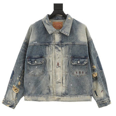 SAINT MICHAEL Flap Pockets Denim Jacket