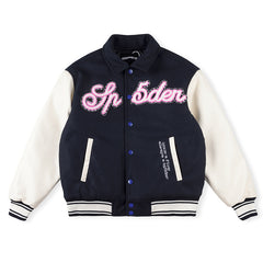 Sp5der Wool Varsity Jacket
