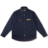 Sp5der ATL Downs Shirt Indigo Denim