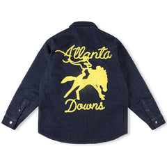 Sp5der ATL Downs Shirt Indigo Denim