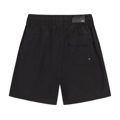 AMIRI Pool Cue Straight-Leg Mid-Length Logo-Print Swim Shorts