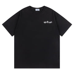 OFF WHITE logo-print Pink T-shirt