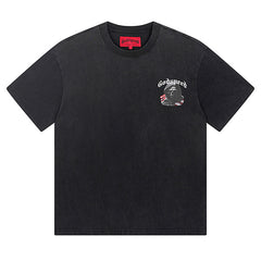 GODSPEED Men's Black L.O.T.F Crew Neck T-Shirt