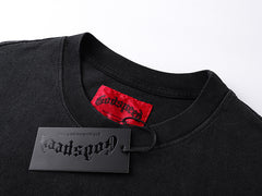 GODSPEED Men's Black L.O.T.F Crew Neck T-Shirt