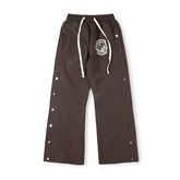 SAINT VANITY Nylon Hooded Track Pants “Gray”