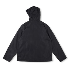 SAINT VANITY Nylon Hooded Track Jacket “Black”