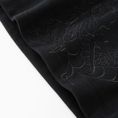 Five Points Casual Dragon Embroidery Short