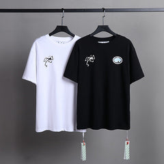 OFF-WHITE DJ Print T-Shirts