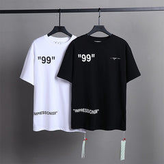 OFF-WHITE Ice Man Graphic Print T-Shirts