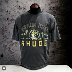 RHUDE Men's Black 'beach Bum' T-Shirt