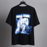 OFF-WHITE Ice Man Graphic Print T-Shirts