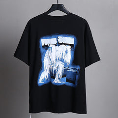 OFF-WHITE Ice Man Graphic Print T-Shirts