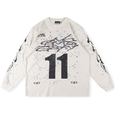 Hellstar Moto Cross Long Sleeve Tee