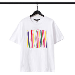 Palm Angel Melted Logo Heat Press Short Sleeve T-Shirt