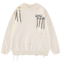 EVELetter Embroidery Sweaters