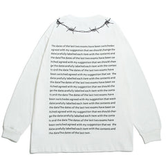 EVE Letter Printing Sweatshirts