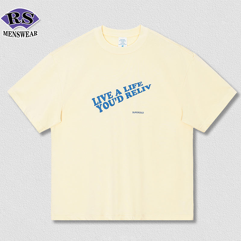 RS Simple glue printing T-Shirts