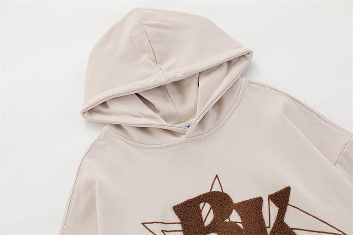 TIFO Star Embroidered letters Hoodie