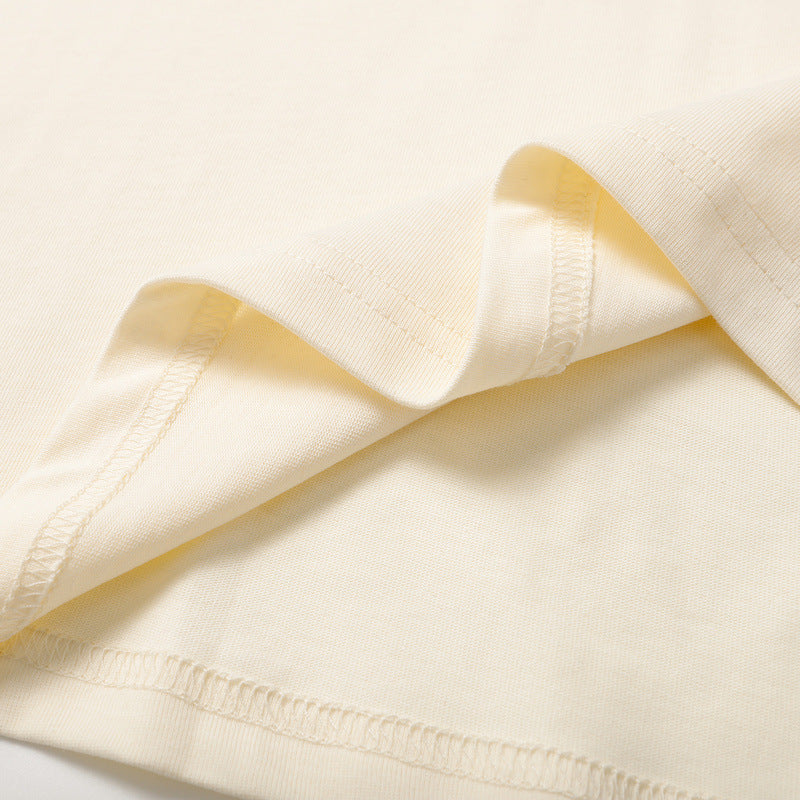 LANVIN Loving heart T-Shirt Apricot