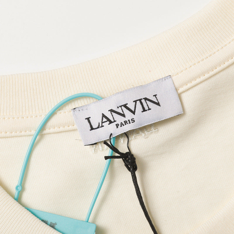 LANVIN Loving heart T-Shirt Apricot