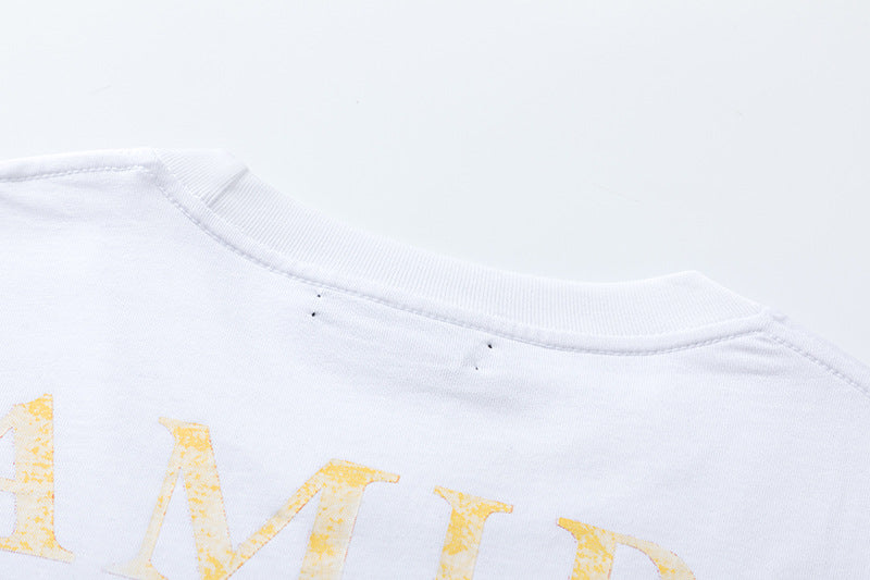 AMIRI Logo-Flocked Cotton-Jersey T-Shirt