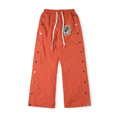 SAINT VANITY  Nylon Hooded Track  Pants “Orange”