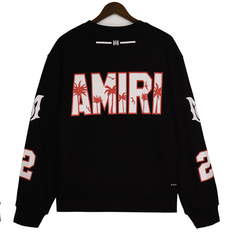 AMIRI printed cotton long-sleeved sweatshirt