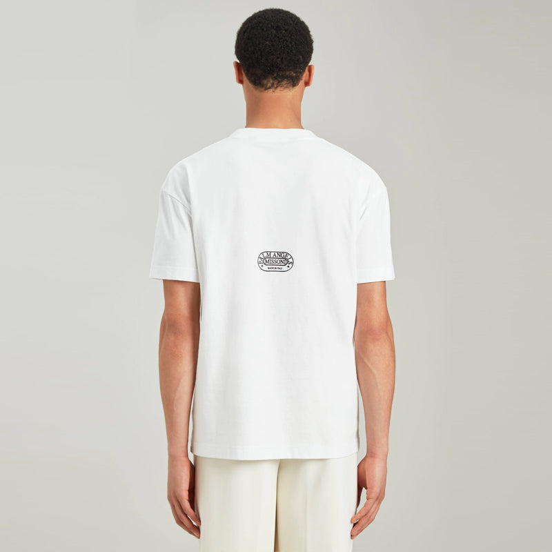 Palm Angel Melted Logo Heat Press Short Sleeve T-Shirt