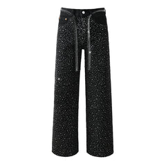 Purple Brand Crystal Diamond Jeans #9128