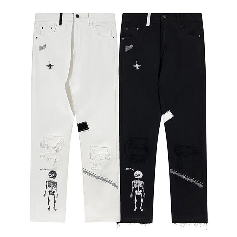 Gallery Dept Skull Hole Patch Jeans