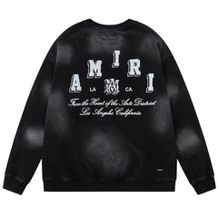 AMIRI Logo-Print Distressed Cotton-Jersey Sweatshirts
