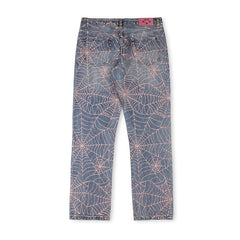 Sp5der AOP Vintage 501 Denim