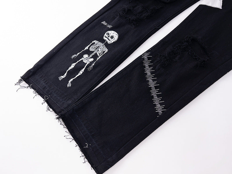 Gallery Dept Skull Hole Patch Jeans