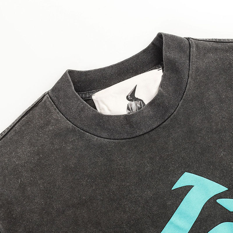 Fear Of God X RRR123 washed and distressed short-sleeved T-shirts