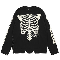 SAINT MICHAELSkull Bones Skeleton Sweaters