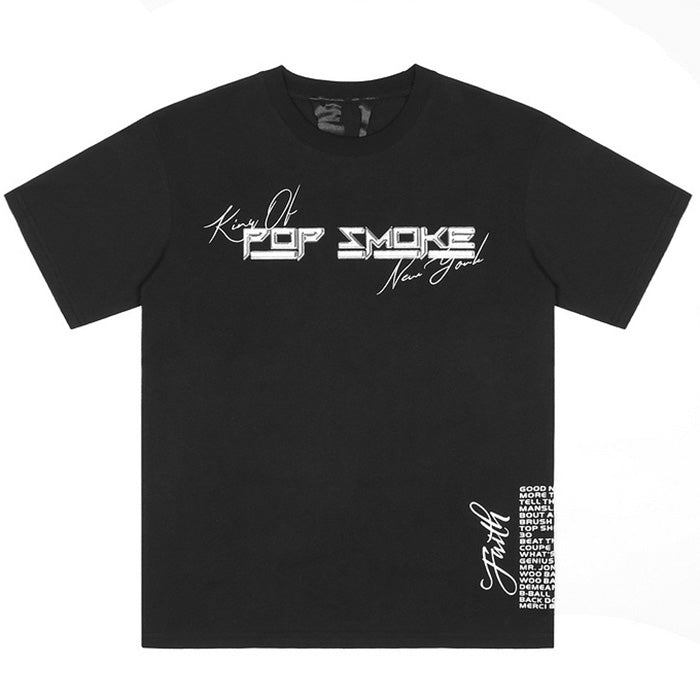 Pop Smoke x Vlone Faith King of New York T-shirt