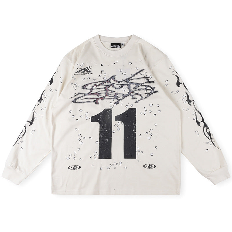 Hellstar Moto Cross Long Sleeve Tee
