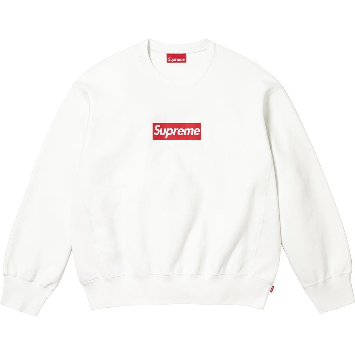 Supreme 25SS Washed Box Logo Crewneck Sweatshirts