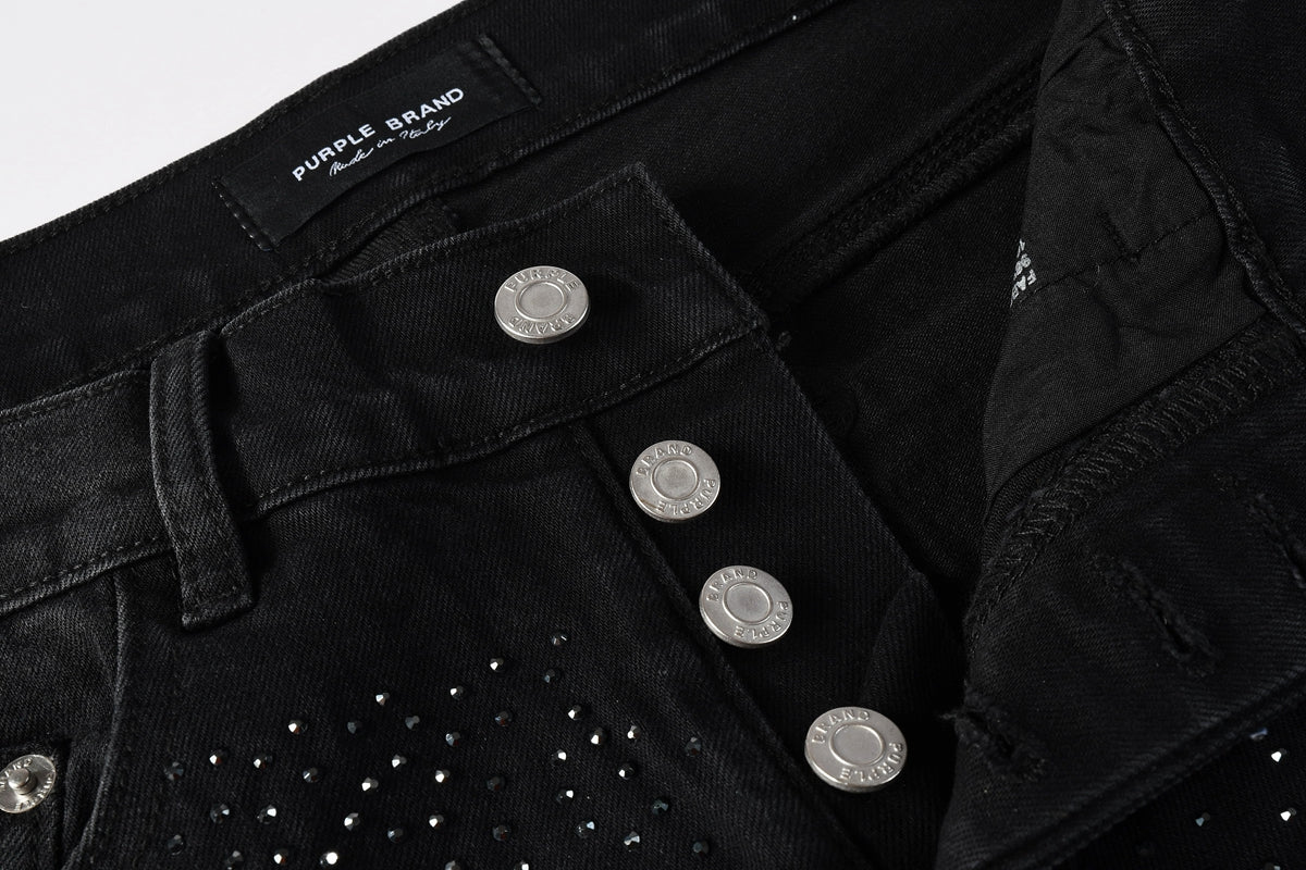 Purple Brand Crystal Diamond Jeans #9130