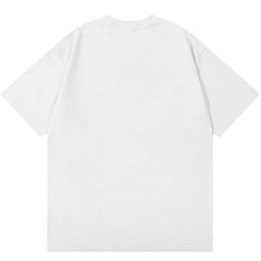 STONE ISLAND White Cotton Logo Print T-Shirt